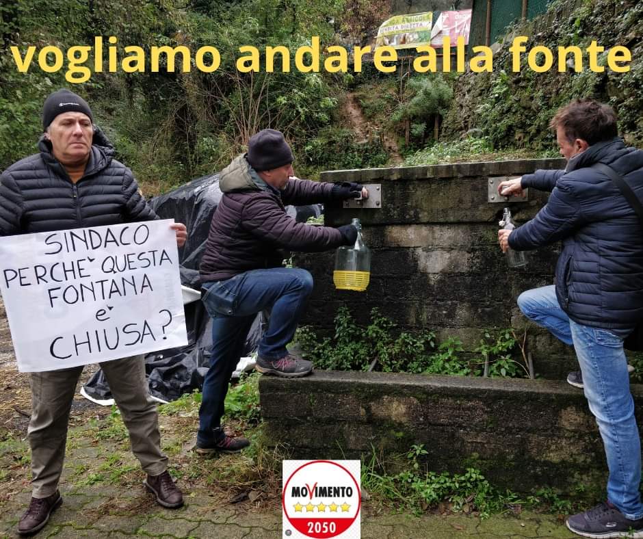 Massa. Prosegue la Raccolta Firme per la Riapertura della Fontanella Pubblica EVAM