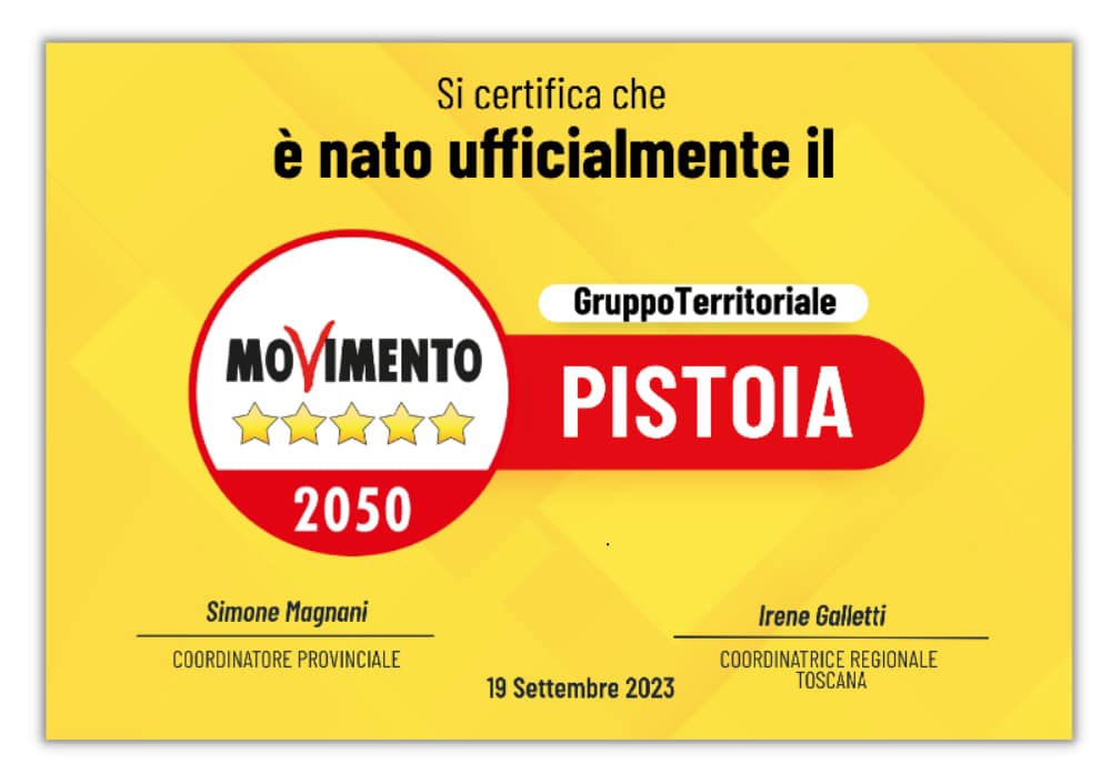 Pistoia e la piana hanno ufficialmente il loro Gruppo Territoriale